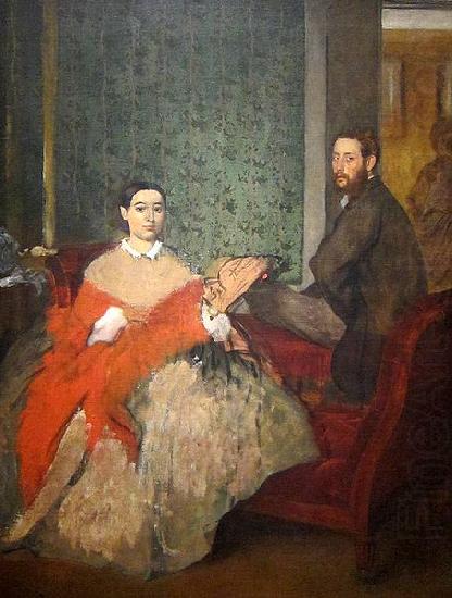 Edgar Degas Edmondo and Therese Morbilli china oil painting image